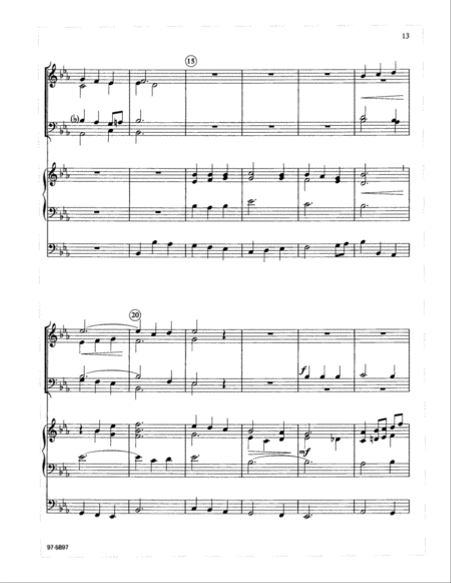 Three Hymns of Praise for Easter Trombone scores gallery preview page 12