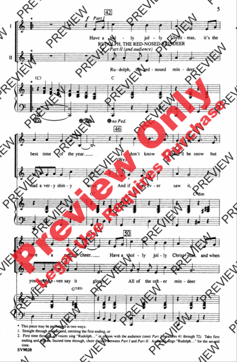 A Holly Jolly Holiday A Holly Jolly Holiday 2-Part scores gallery preview page 5