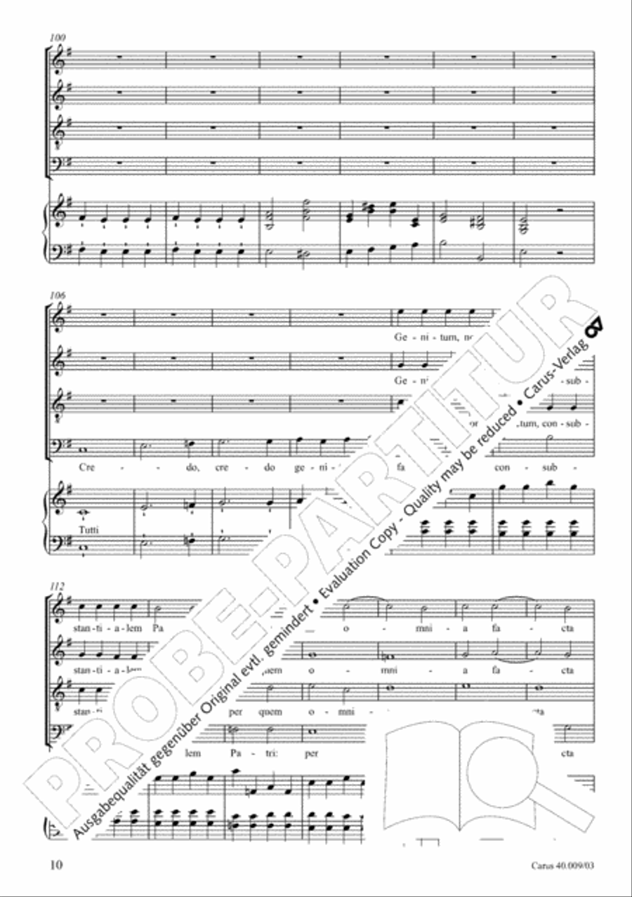 Credo in G SA scores gallery preview page 11