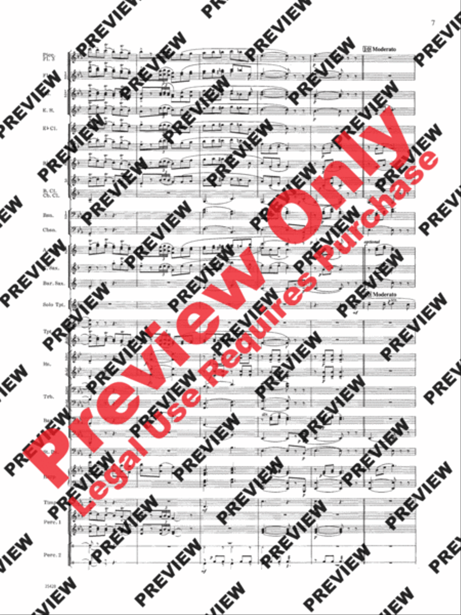 Le Carnaval de Venise Concert Band scores gallery preview page 8