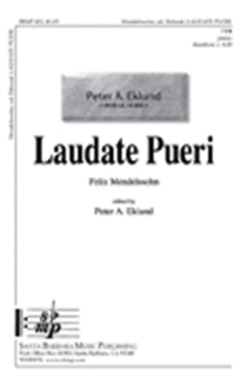 Book cover for Laudate Pueri - TTB/TBB Octavo
