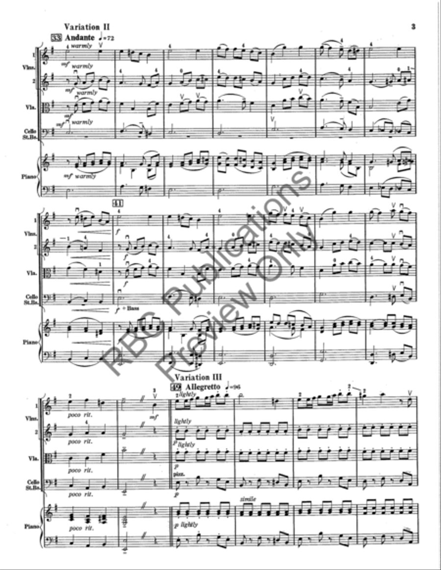 Les Folies D'Espagne (Score) String Orchestra scores gallery preview page 6