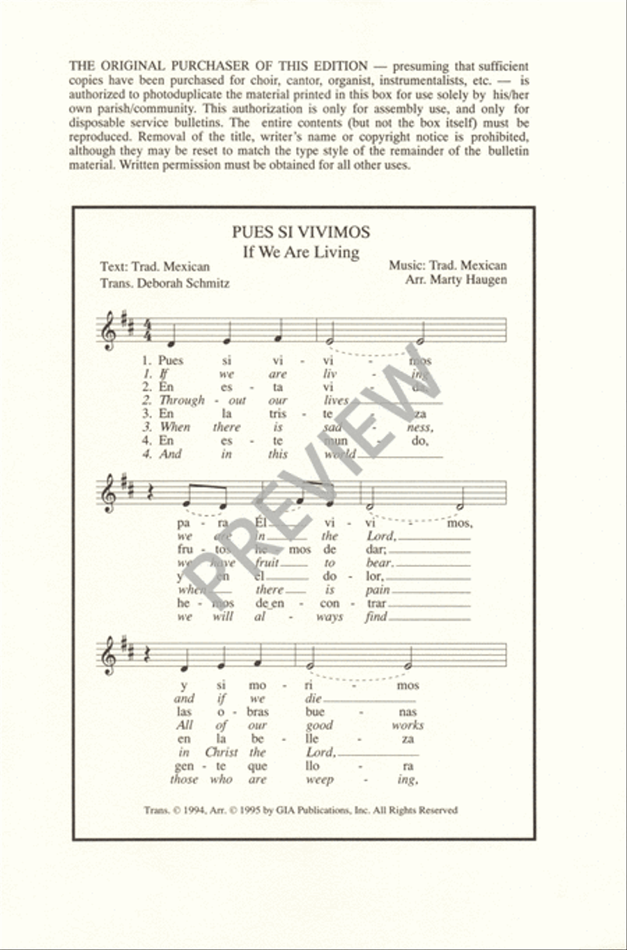 Pues Si Vivimos 3-Part scores gallery preview page 11