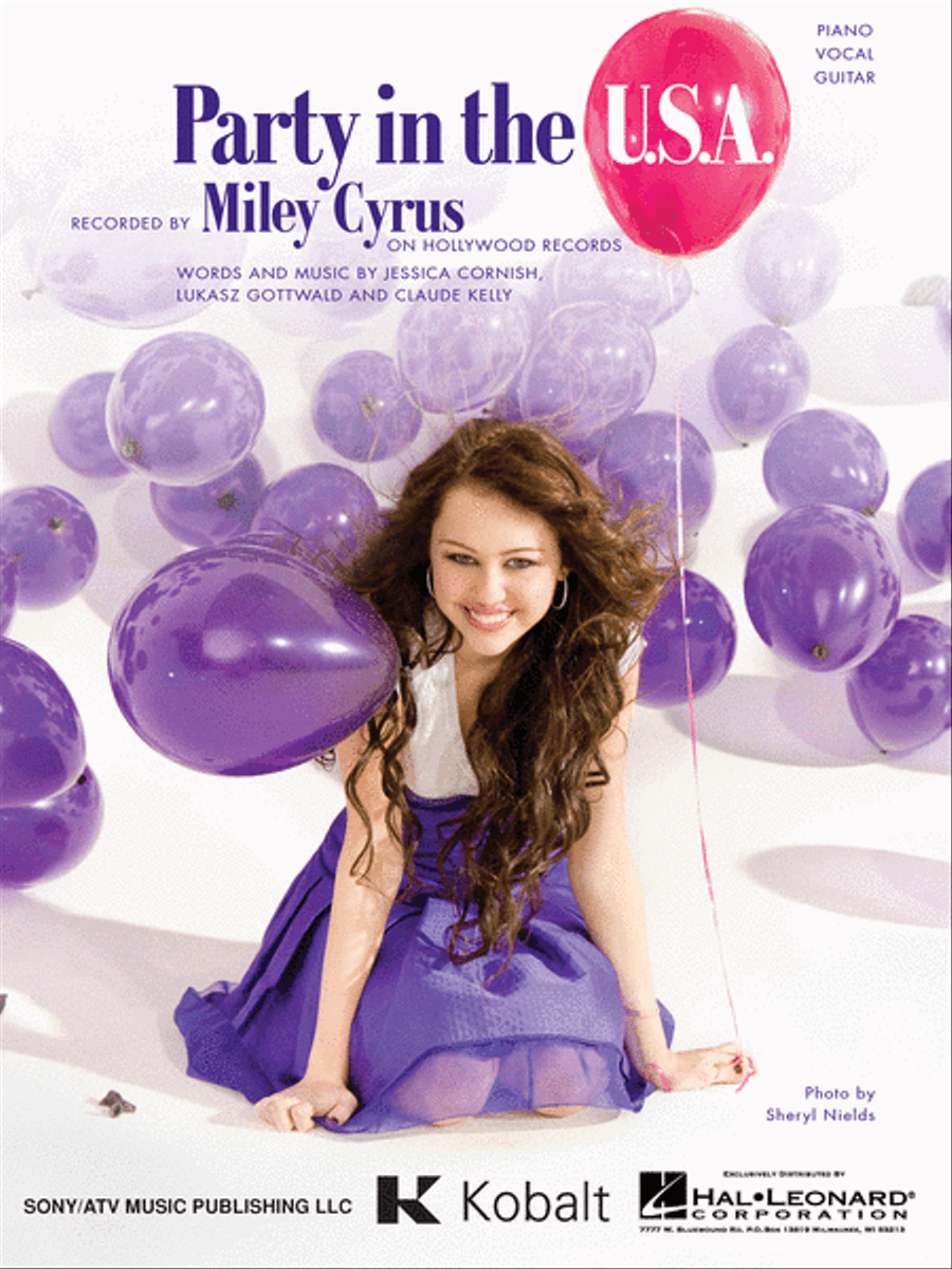 Party in the U.S.A. Piano, Vocal, Guitar scores gallery preview page 1