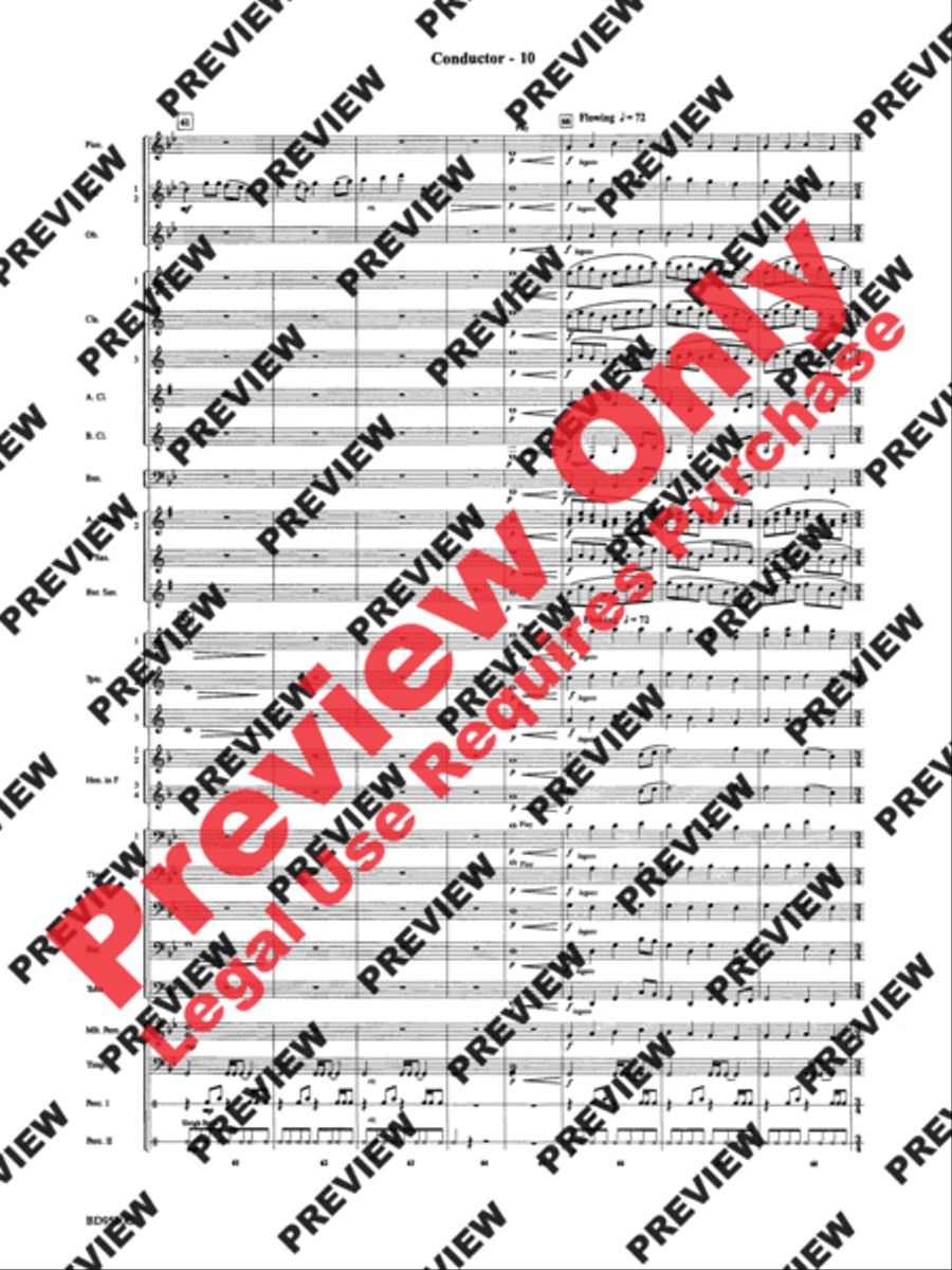 Twas in the Moon of Wintertime Concert Band scores gallery preview page 12