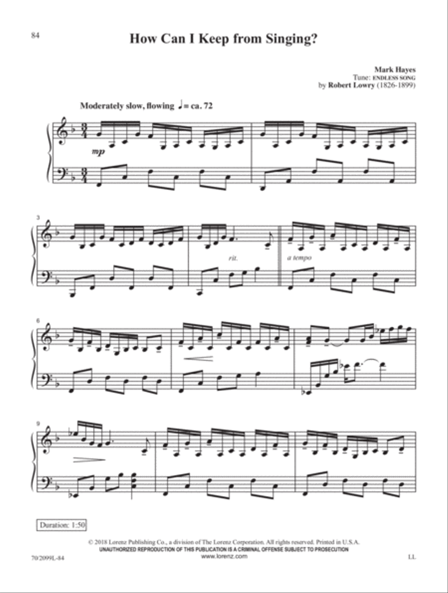 Mark Hayes Miniatures, Vol. 2 Piano Solo scores gallery preview page 26