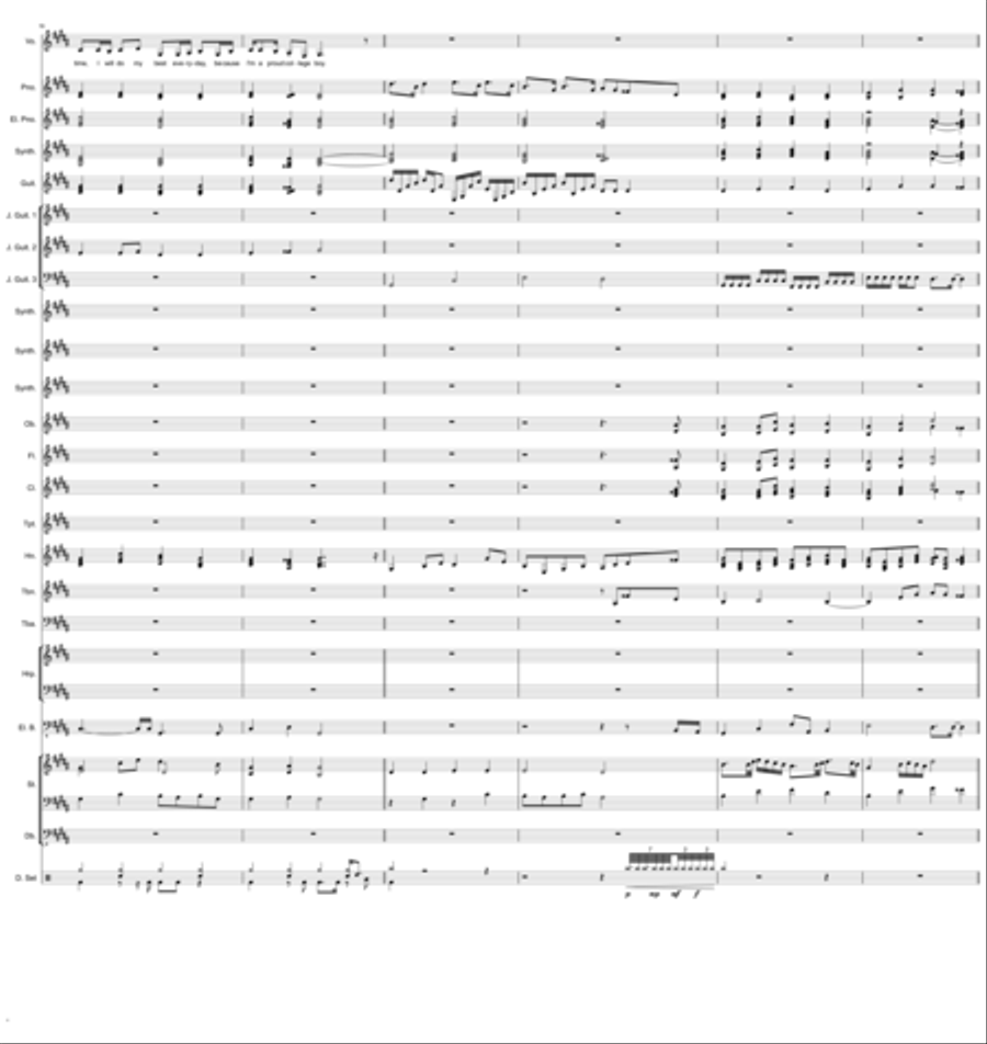 A Proud College Boy Flute scores gallery preview page 4