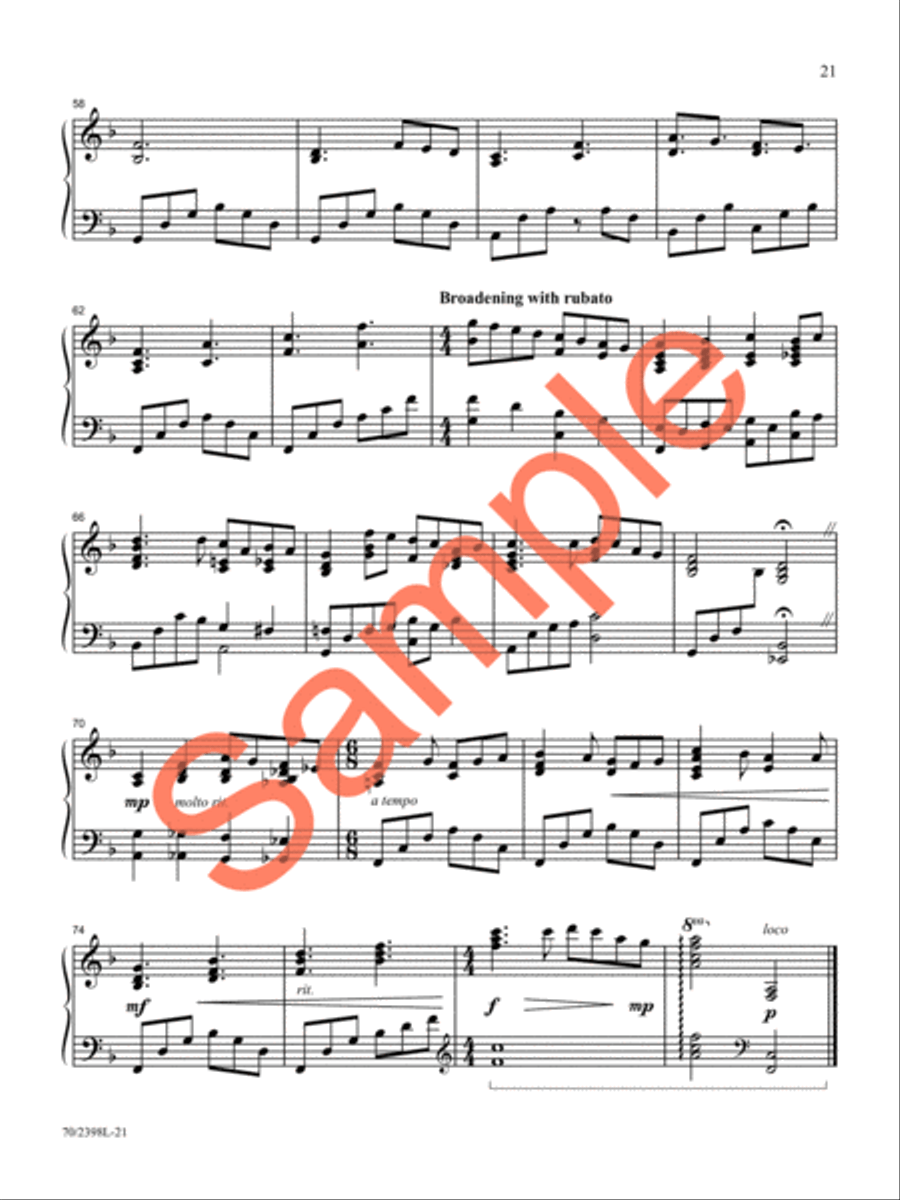 Rest for Your Soul Piano Solo scores gallery preview page 18