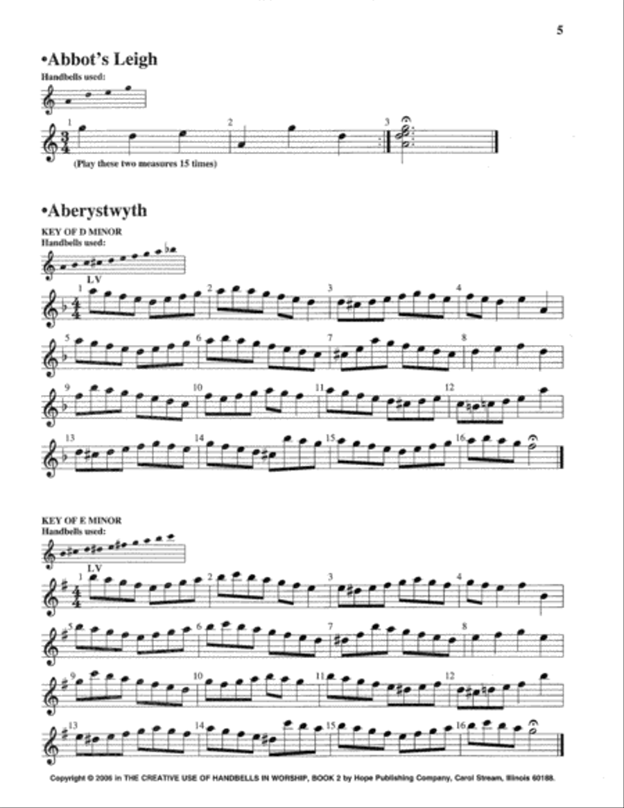 Creative Use of Handbells in Worship Bk 2 (Vol. 7) Handbell Choir scores gallery preview page 2