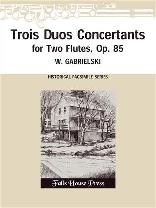 Book cover for Trois Duos Concertants Op. 85 (Facsimile) 2 F
