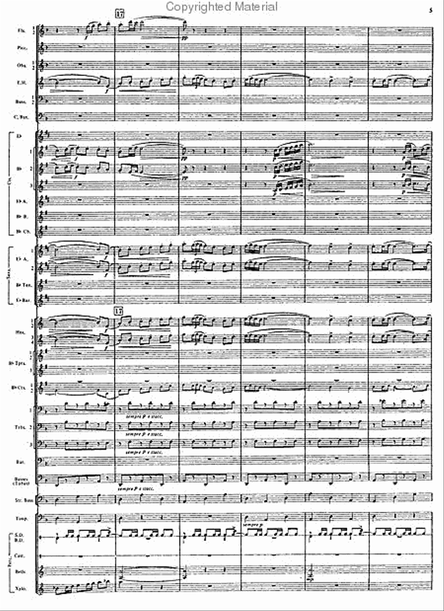 El Camino Real – A Latin Fantasy Concert Band scores gallery preview page 5