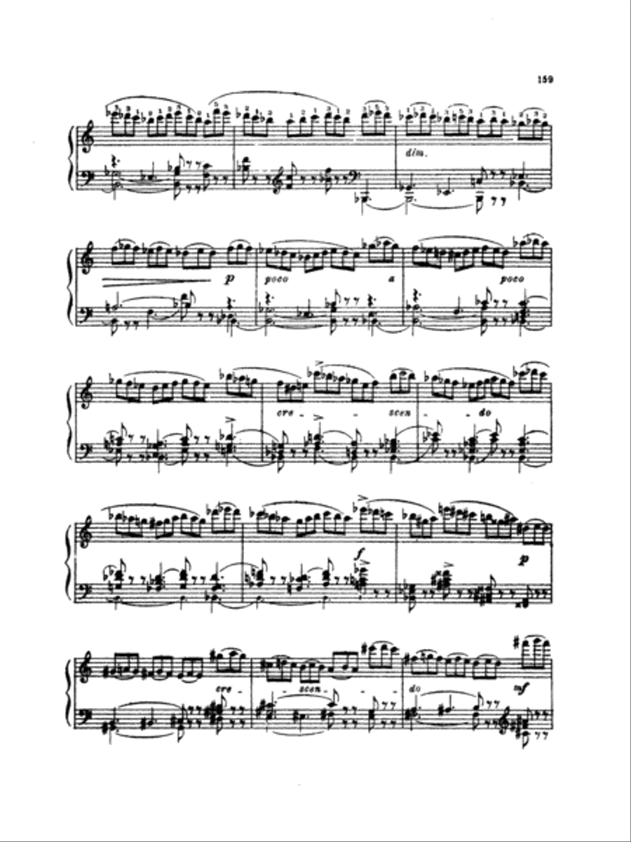 Tchaikovsky: Eighteen Piano Pieces, Op. 72; Aveu Passionne; Valse, Op. 40, No. 9, 1st Version Piano Solo scores gallery preview page 3