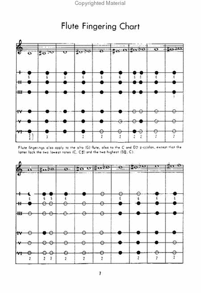 Handy Manual Fingering Charts for Instrumentalists