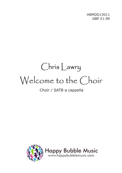 Welcome to the Choir - SATB Choir Score image number null