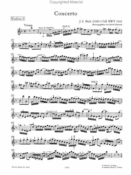 Double Concerto In D Minor