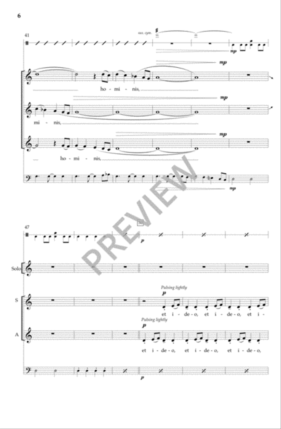 O Antiqui Sancti O Antiqui Sancti SSAA scores gallery preview page 7