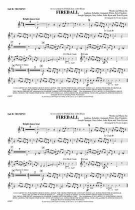 Fireball: 2nd B-flat Trumpet