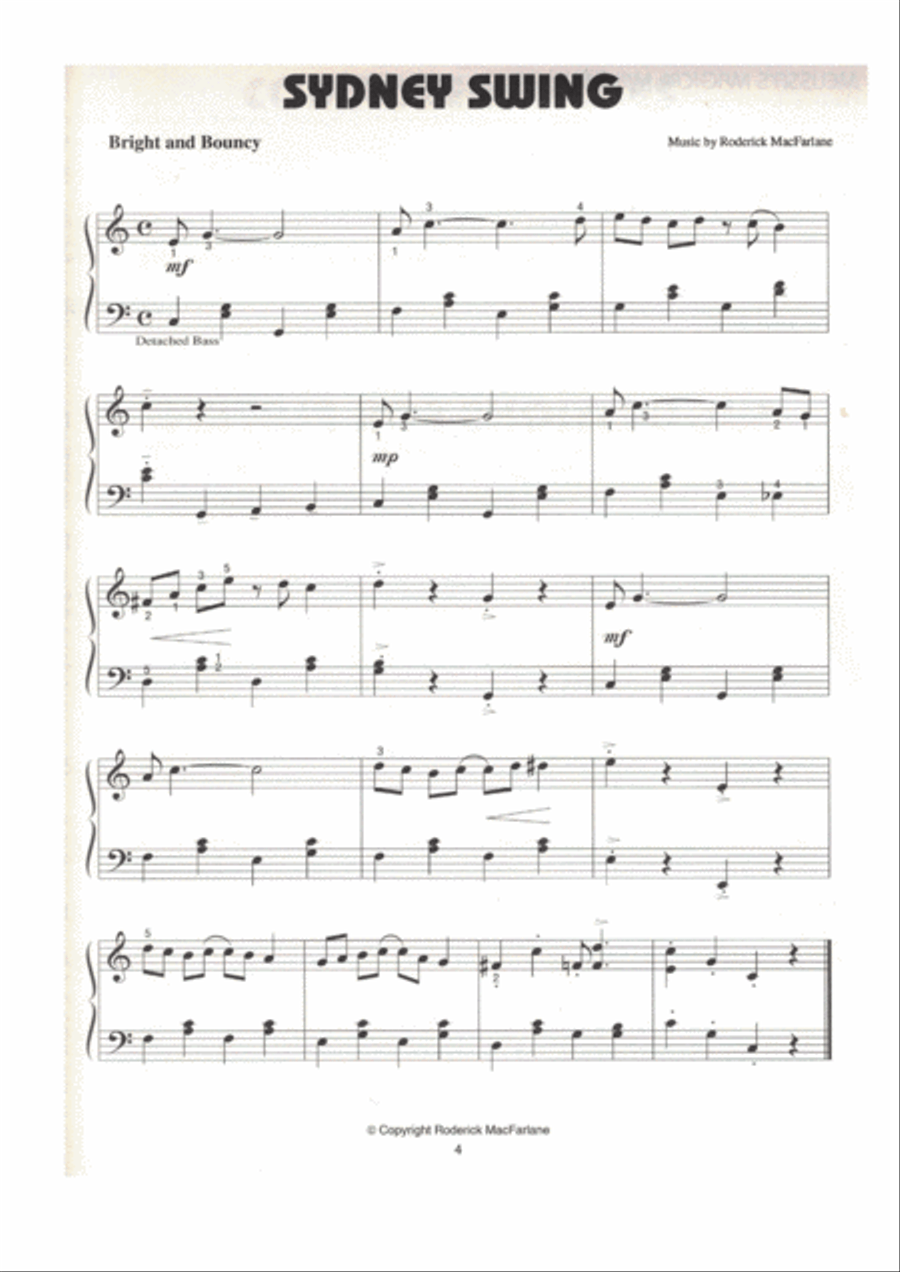 Music My Way by Roderick MacFarlane Easy Piano scores gallery preview page 5