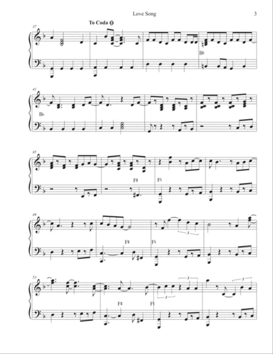 Love Song Harp scores gallery preview page 3