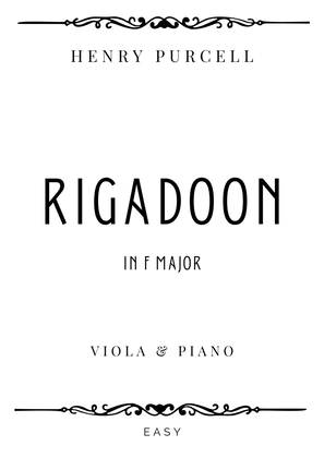Purcell - Rigadoon in F Major - Easy