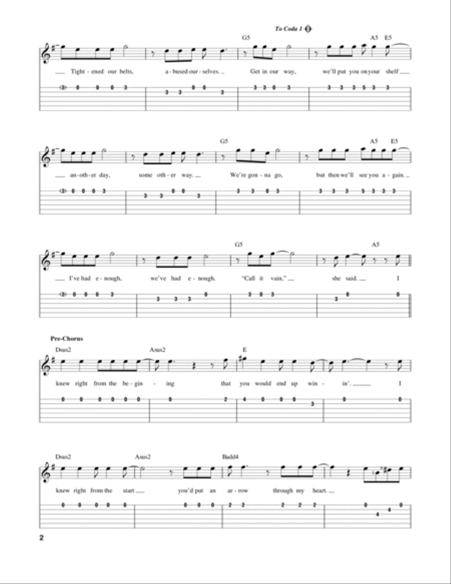 Round And Round Acoustic Guitar scores gallery preview page 2