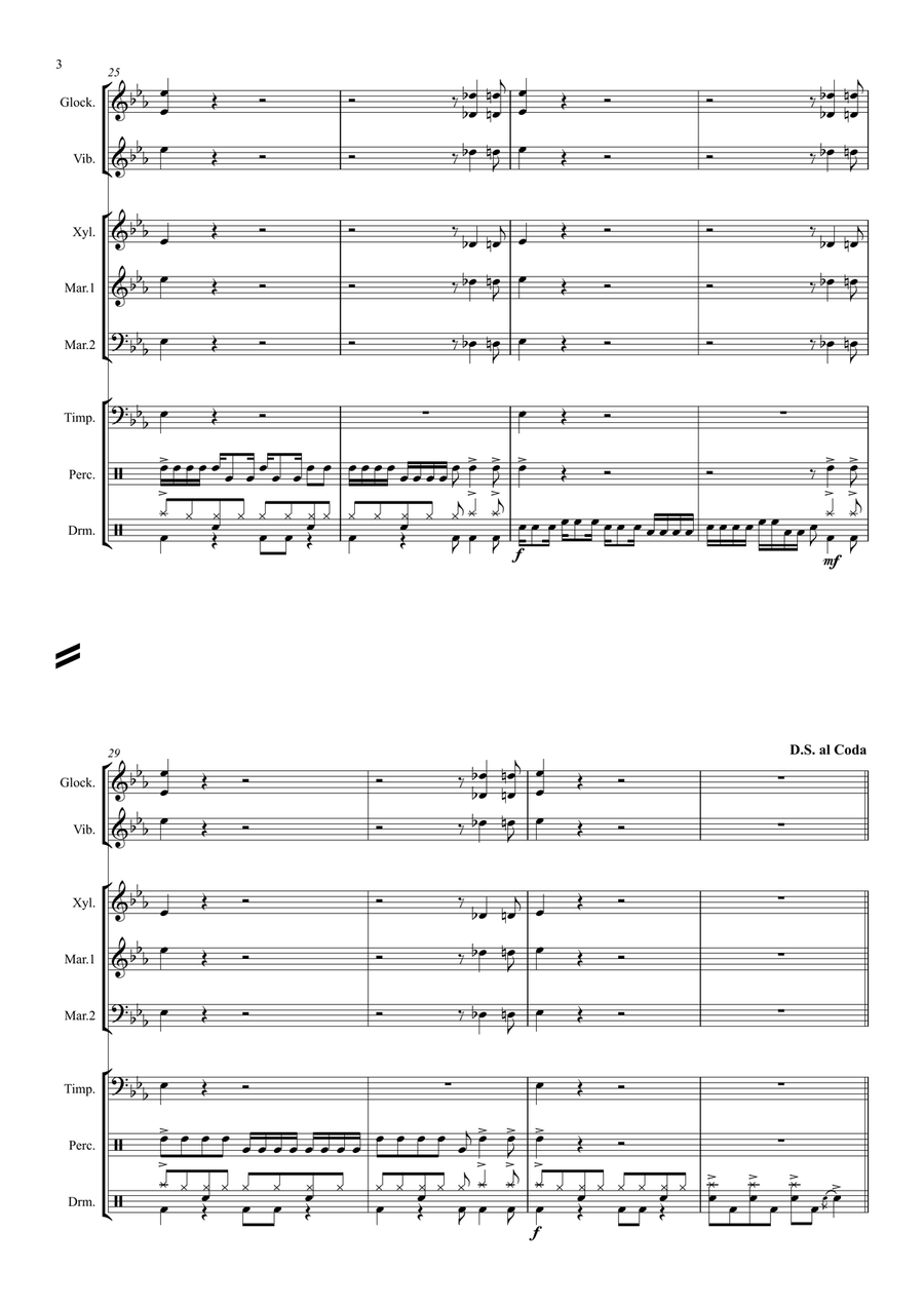 The Flintstones Percussion Ensemble scores gallery preview page 4