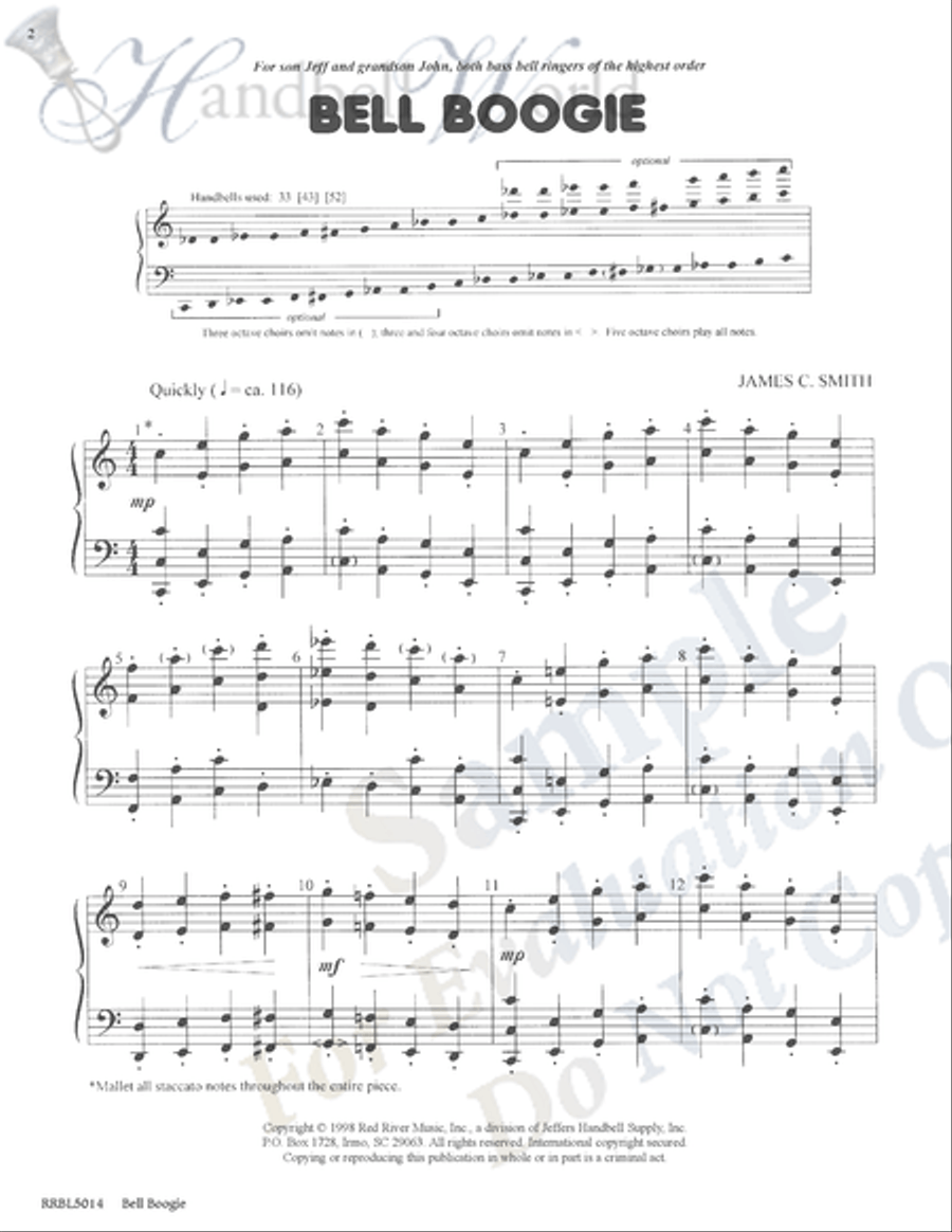 Bell Boogie 5-Octaves scores gallery preview page 2