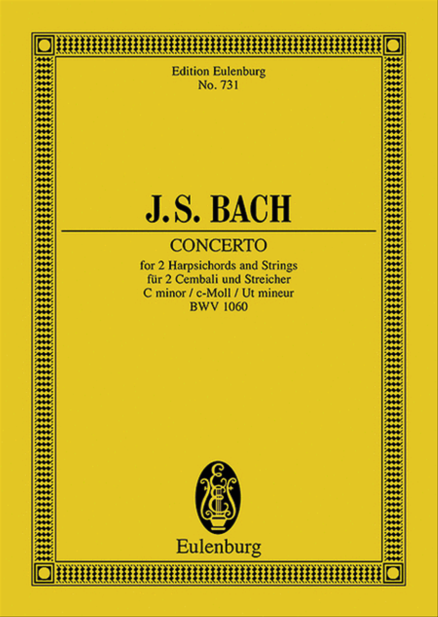 Concerto in C minor, BWV 1060 Orchestra scores gallery preview page 1