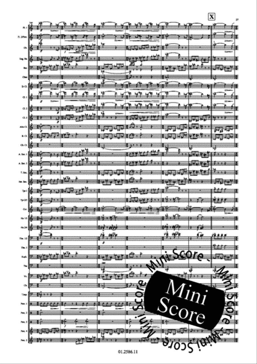 Skies Concert Band scores gallery preview page 35