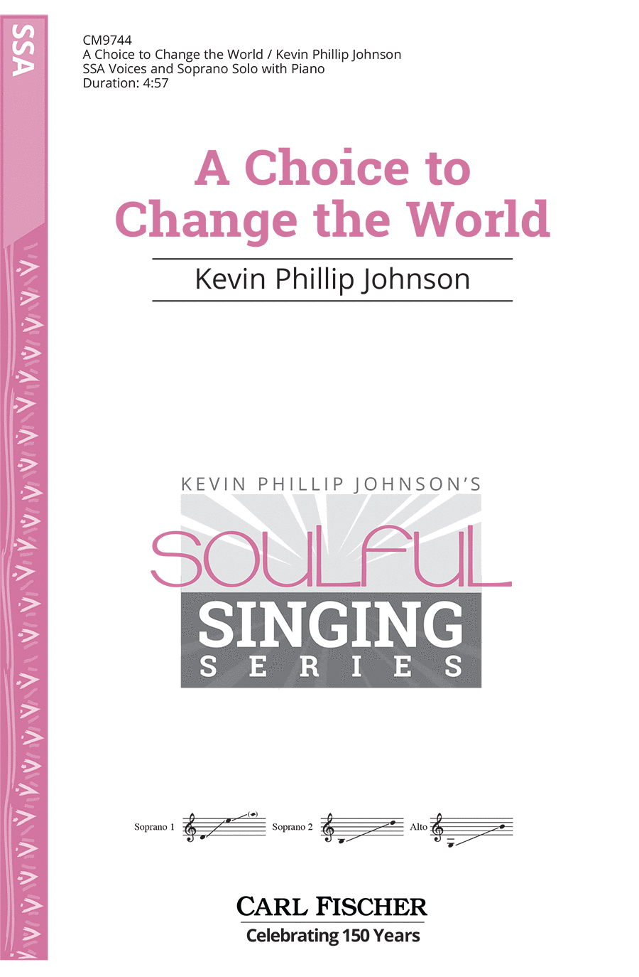 A Choice to Change the World Choir scores gallery preview page 1