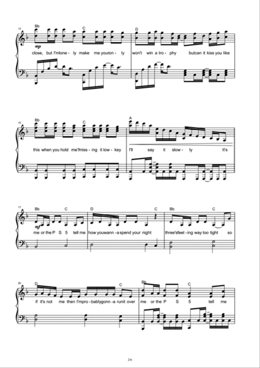 Ps5 Piano Solo scores gallery preview page 2