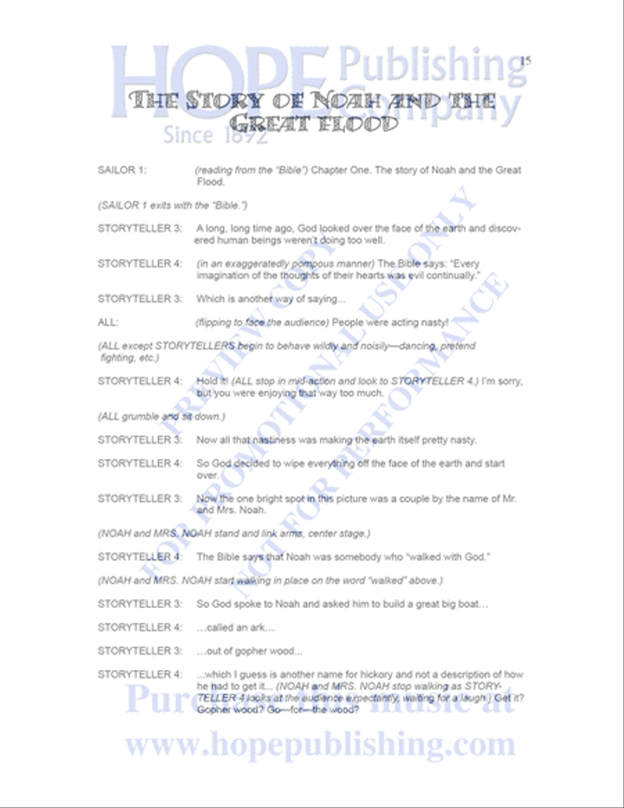 Sailor's Bible Children's Choir scores gallery preview page 16