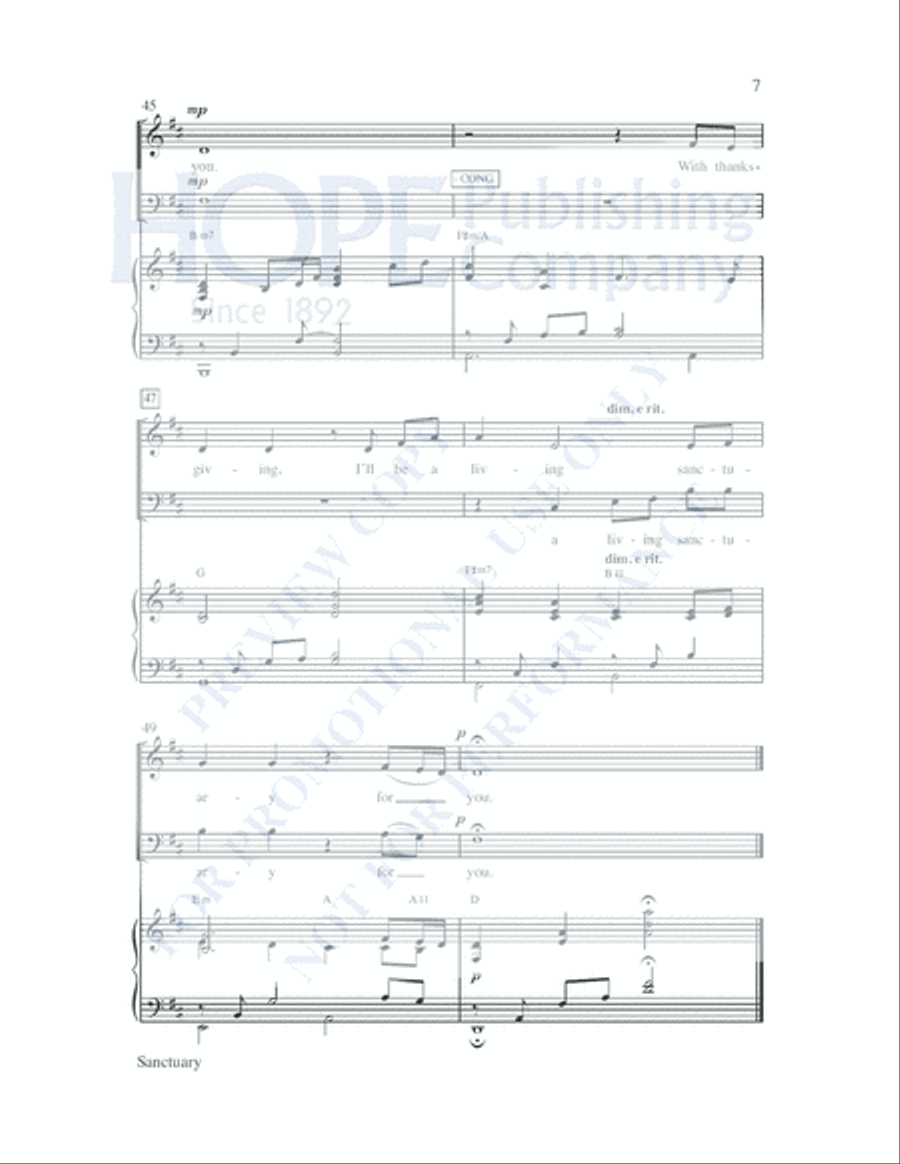 Sanctuary 2-Part scores gallery preview page 8