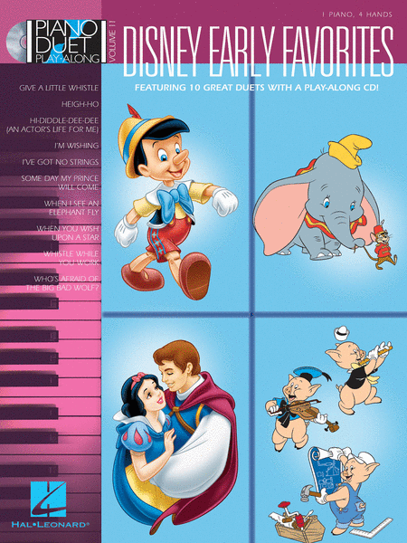 Disney Early Favorites  (Piano Duet Play-Along Volume 11)