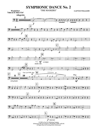 Symphonic Dance No. 2: (wp) E-flat Tuba B.C.