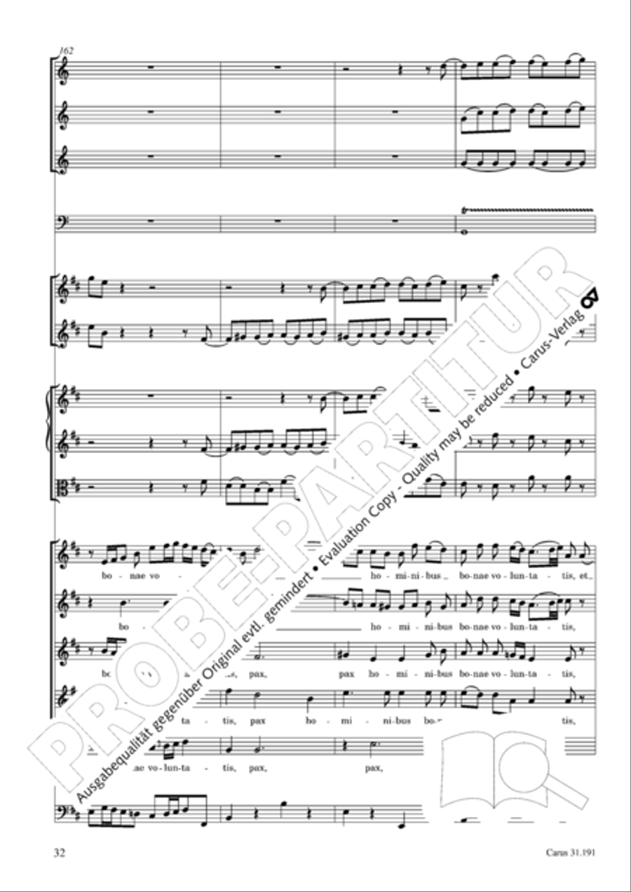 Gloria in excelsis Deo SSATB scores gallery preview page 32