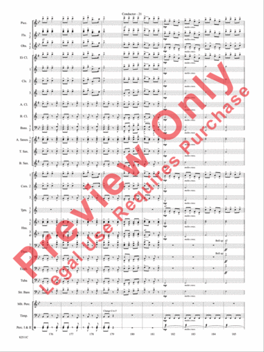 A Christmas Festival Concert Band scores gallery preview page 24