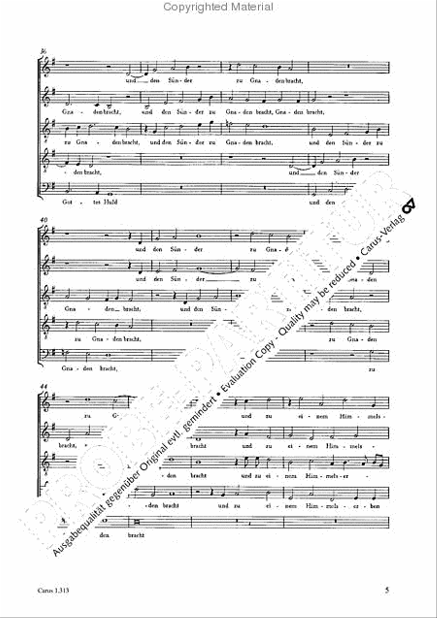 Christo, dem Osterlammlein SATTB scores gallery preview page 6