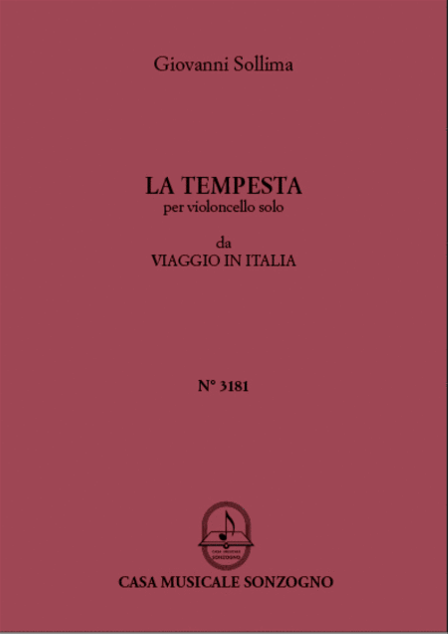 La Tempesta La Tempesta Piano Accompaniment scores gallery preview page 1