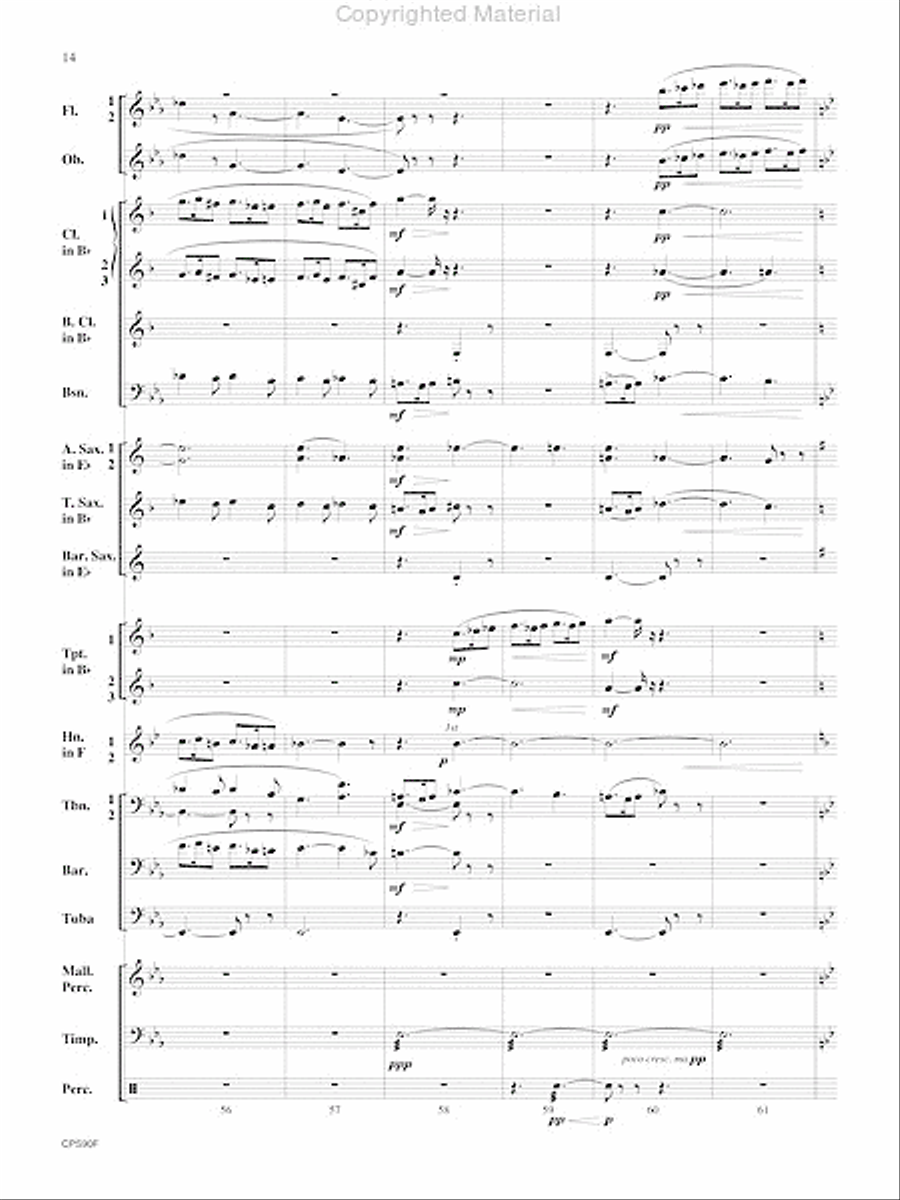 Sicilienne Sicilienne Concert Band scores gallery preview page 15