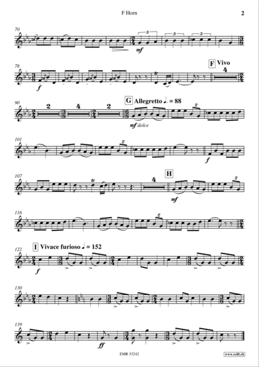 Danza Furiosa Horn scores gallery preview page 3
