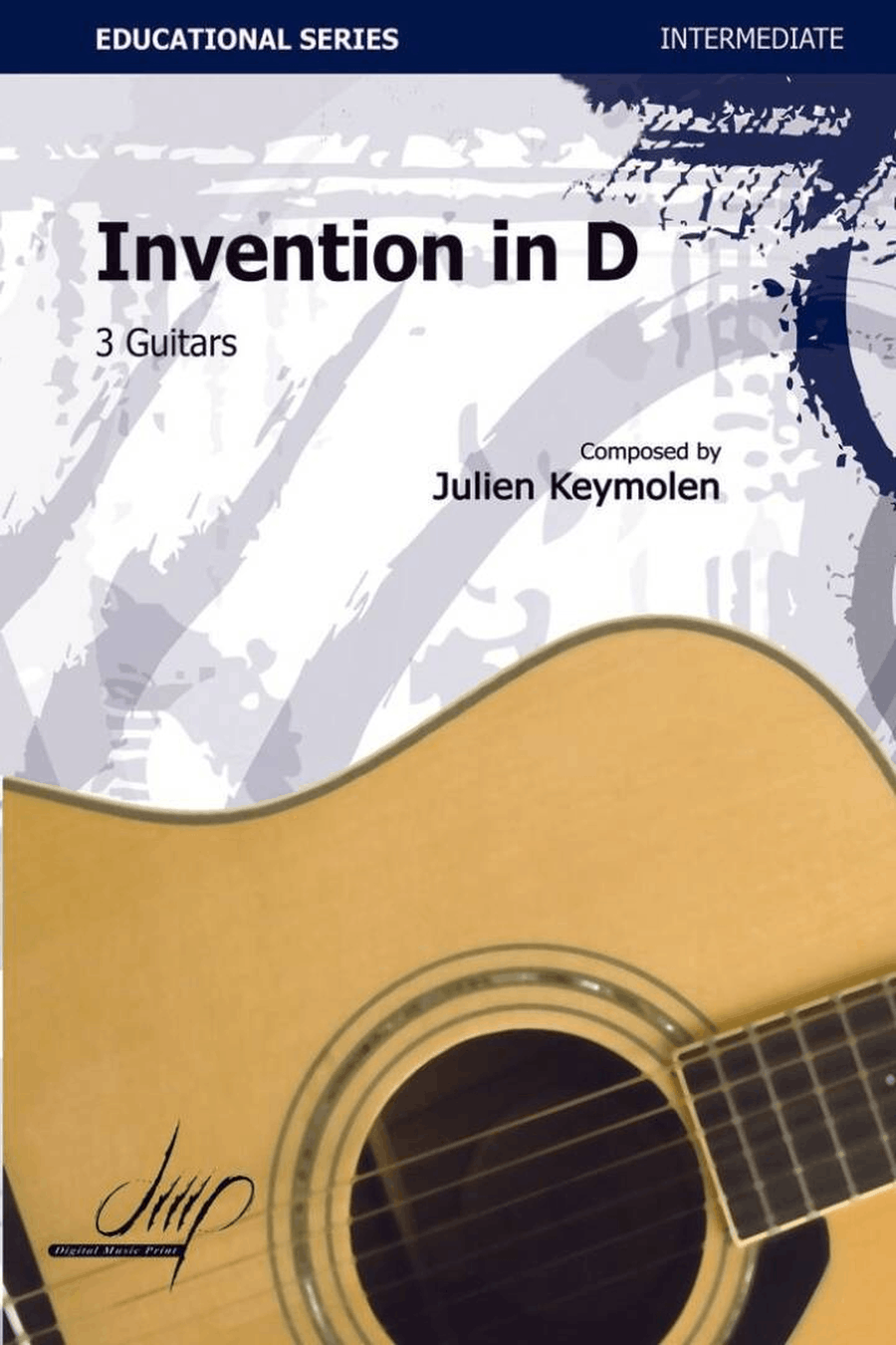 Invention In D Guitar Ensemble scores gallery preview page 1