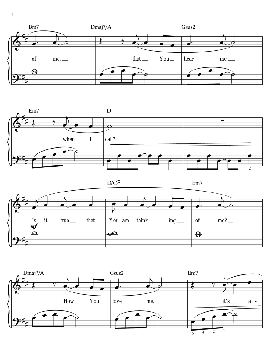 Friend Of God (arr. Phillip Keveren) Easy Piano scores gallery preview page 4