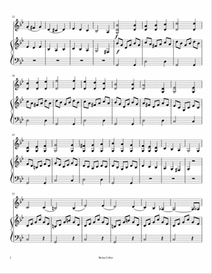 Verdant Piano Accompaniment Piano Solo scores gallery preview page 2
