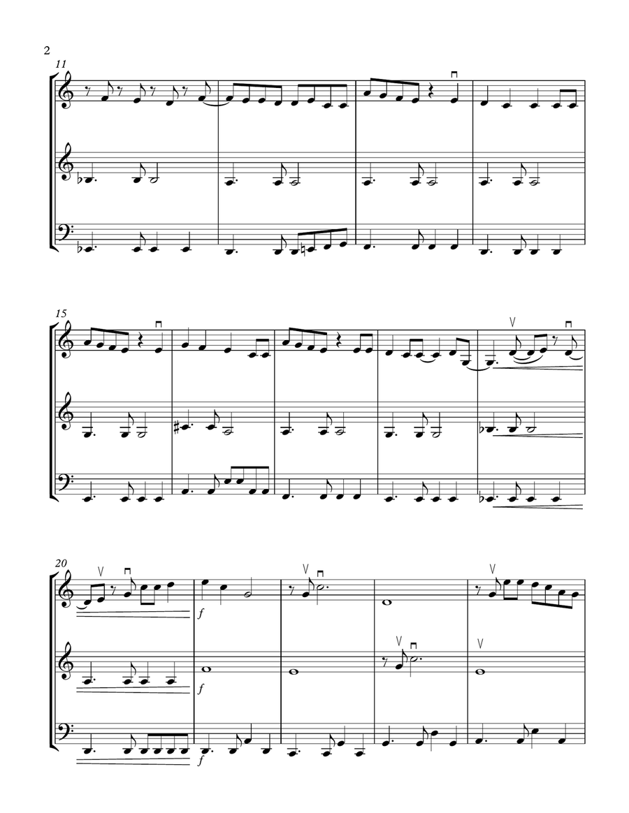 Thinkin' 'bout You String Trio scores gallery preview page 2