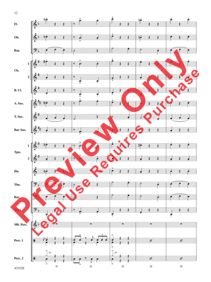 The Kings of Swing Concert Band scores gallery preview page 4