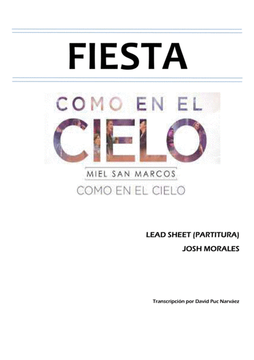Miel San Marcos - FIESTA (Partitura) - Álbum Como en el Cielo image number null