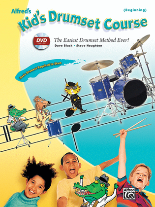 Book cover for Alfred's Kid's Drumset Course