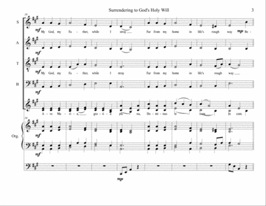 My 500-700th Composition Part Three 4-Part scores gallery preview page 3