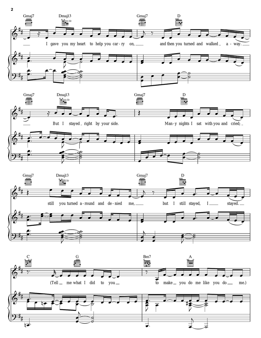 So In Love Piano, Vocal, Guitar scores gallery preview page 2